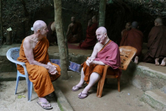 The Laggala monks meet together every 6 months. It was nice to meet Bhante Guttasila on his 'home' ground.