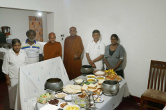 Dana the next day in the CEB managers home - that's her on the right next to her husband. Her mum and dad on the left.