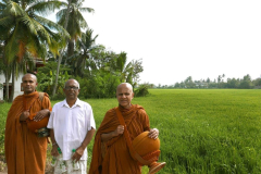 After dana with Mr Somadasa - on the way back to our house.