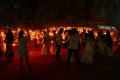 A profusion of oil lamps.