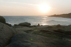 A meditative sunset.