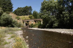 Another river a rail bridge and another pleasant spot to camp.