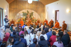 The sangha is assemble