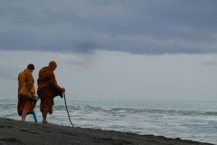 Tudong: A seaside diversion.