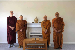 At the new Bhikkhuni residence in Hamilton.