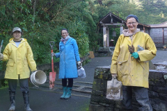 The weather is far from ideal but it is a good time to tend to the garden.