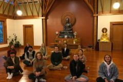 A recent visit by students from Victoria university.