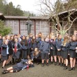 Students from Kapiti College at the end of their visit.