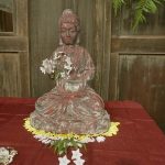 One of the Buddha rupas set up for Songkran.