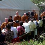 Monks on pindapat.
