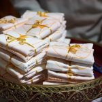 Some of the bags prepared as gifts to remember the day by.