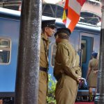 The last day of the conference was a chartered train trip to Kandy. Gaurds are ever vigilant and I felt very gaurded.