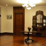The Queens Hotel. Her room on the right. I was offered a room to rest - at the end of the corridor left.