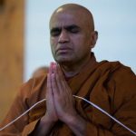 Bhante Jinalankara an old friend of the monastery adds his presence and voice to the blessing.
