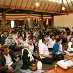 Stupa dedication: the gathering gathers.
