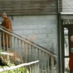 Monks on pindapat.