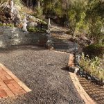 The patio area outside Ajahn Kusalos kuti. Just waiting for the plants to grow.