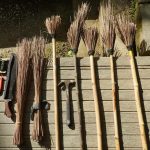 Old broom (handles) about to get new heads.