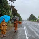 Tudong: The road is long and wet but there are friends just around the corner.