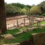 Water ponds are a big feature of so many temples. You can see the remains of the water channel; center right 1/3.