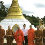Visiting and resident monks.