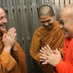 A warm and cheery welcome to Luang Por Promsithi the abbot of Wat Saket in Bangkok.
