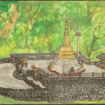 One of the first concept sketches. Quite a few details have changed but the overall plan is such.