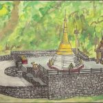 A colour rendition of the original concept drawing.