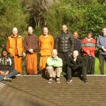 The 2017 Vesak tent team (minus Sam on camera). All up in record time - about two hours! Well done and anumodana.