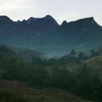 About half way from the cave to the village entrance where the Ks met for alms round.