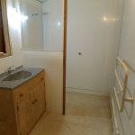 A bright and spacious new bathroom.