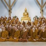 The full crew at Amaravati for the 2017 sangha gathering.
