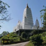 And then seemingly in the middle of nowhere we find a replica of BuddhaGaya temple.