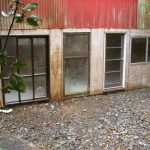 The view from the main entrance to the dormitory area. Porches paint landscaping and general tidy up still to come - as well as window cleaning!