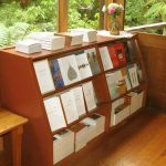 The new book display in the sala vestibule.