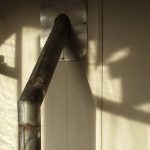 Soft shadows on the kuti wall.