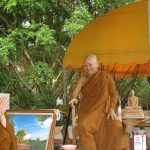 A delightful meeting with Ajahn Anek.