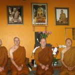 Ajahn Kusalos last day with the sangha at Wat Buddha Dhamma.