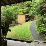 The new loo - looking from the back corner of the sala.