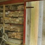 The wood store under the library. What a difference a Bruce makes.