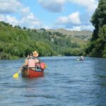 Despite the dry summer there is plenty of depth and flow to the river.