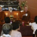 With ceremonies completed – a welcome cuppa.