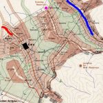 A sub-division plan 1974. Rakau Grove (red) and Kamahi Street (blue) give scale to what might have been.