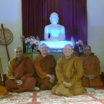 Ajahn Dhammasiha and the Bodhinyanarama sangha make a visit to Dhammagavesi to pay respects to Bhante Sugatavamsa and Jinalankara.