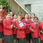Girls from St. James School visited the monastery as a part of their studies.