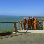 The monks at the Paekakariki Hill lookout.