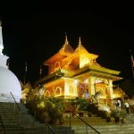 The temple where we stayed