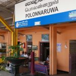 Finally we arrive at Polonnaruwa train station.