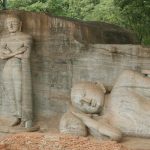 What I mostly came to Polonnaruwa to see - the reclining Buddha. Sublime superb... I have seen so many photos over many decades but the reality far exceeded all expectation.