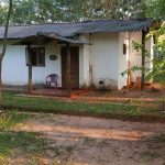 The kuti I stayed in at Kiri-oya Aranya.